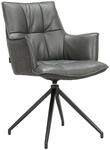 Novel Sessel OSAKA 3.0, anthrazit, Leder