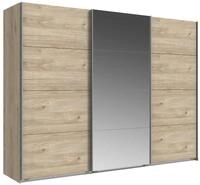 Z2 Schwebet&uuml;renschrank 3-t&uuml;rig ERNIE, eiche, Holznachbildung