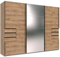 Z2 Schwebet&uuml;renschrank 3trg. SAIGON, eiche, Holznachbildung
