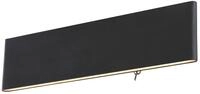 Globo Lighting Wandleuchte SIEGFRIED, schwarz, Aluminium
