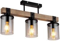 Globo Lighting Deckenleuchte LILA, schwarz, Metall
