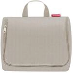 Reisenthel Toiletbag XL HERRINGBONE SAND, sand, Polyester