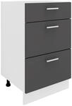 VCM Schrank ESILO, anthrazit, Holznachbildung