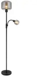 Globo Lighting Stehleuchte GIUSEPPE, grau, Glas