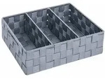Wenko Badorganizer Adria mit Griff, grau, Polyproplyen