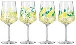 Ritzenhoff Limoncello 4er-Set SOMMERTAU, bunt gemustert, Glas
