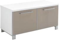 VOSS Garderobenbank SANTINA, taupe, Holznachbildung