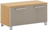 VOSS Garderobenbank SANTINA, taupe, Holzfurnier