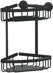 Tesa Eckduschkorb ALUXX BLACK, schwarz, Aluminium