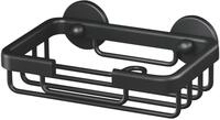 Tesa Seifenschale ALUXX BLACK, schwarz, Aluminium