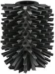 Tesa Ersatz-B&uuml;rstenkopf, schwarz, Kunststoff