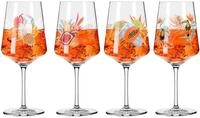 Ritzenhoff Aperizzo 4er-Set SOMMERRAUSCH, orange, Kristallglas