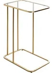Zurbr&uuml;ggen Beistelltisch, gold, Metall