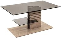Zurbr&uuml;ggen Couchtisch, grau, Glas