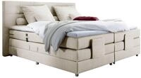 Esposa Boxspringbett MANOLO, Ivory, Stoff