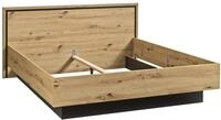 Z2 Doppelbett TRONDHEIM, Eiche Artisan, Holznachbildung