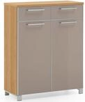 VOSS Schuhschrank SANTINA, taupe, Holzfurnier
