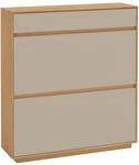 VOSS Schuhschrank V100, sand, Teilmassiv