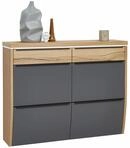 Dieter Knoll H&auml;ngeschuhschrank LED ARCO TREND, Eiche antik,...