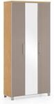 VOSS XL-Dielenschrank SANTINA, taupe, Holzfurnier