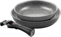 BALLARINI Pfannenset 3-tlg., grau, Aluminium