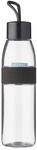 Mepal Trinkflasche Nordic black ELLIPSE, klar, Kunststoff