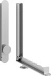ZACK Klapp-Garderobe PLETOR, edelstahl, Edelstahl