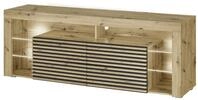 Z2 TV-Lowboard GOAL, Eiche Artisan, Holznachbildung