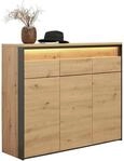 Voleo XL-Schuhschrank, eiche, Holznachbildung