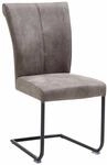 Valdera Freischwinger-Stuhl ALEGRA, Stone, Microfaser