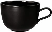 Seltmann Weiden Milchkaffeetasse LIBERTY BLACK, schwarz, Porzellan