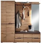 Voleo Garderoben-Set DETROIT, Eiche Artisan, Holznachbildung