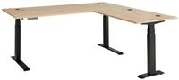 Voleo E-Eckschreibtisch DETROIT, Eiche Artisan, Holznachbildung