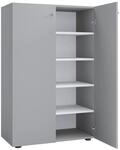 VCM Schuhschrank LONA, grau, Holznachbildung