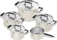 ZWILLING Topfset 5-tlg. PURE, elfenbein, Edelstahl