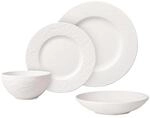 Villeroy &amp; Boch Tafelservice 16-tlg. MANUFACTURE ROCK BLANC,...