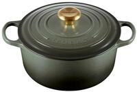 LE CREUSET Br&auml;ter 24 cm Thyme THYME, gr&uuml;n, Gusseisen