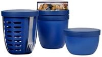 Mepal Snackpot-Set 3-tlg. RANGE Vivid Blue, blau, Polyproplyen