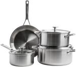 KitchenAid Topfset 4-tlg., edelstahl, Gusseisen