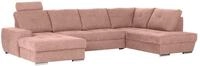 Hom&acute;in Wohnlandschaft MAURIS, rosa, Webstoff