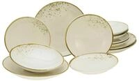 Creatable Tellerset 12-tlg NATURE COLLECTION, creme, Steinzeug