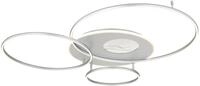 Globo Lighting Deckenleuchte INVERTINA, silber, Aluminium