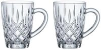 Nachtmann Barista Kaffeebecher Set 2tlg, klar, Kristallglas