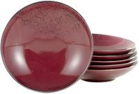 Creatable Suppenteller 6-tlg NATURE COLLECTION, berry, Steinzeug