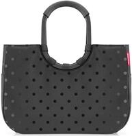 Reisenthel Loopshopper L Frame Glossy Dots, schwarz, Polyethylen
