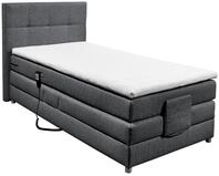 Esposa Boxspringbett MANOLO, anthrazit, Kunstleder