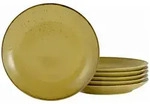 Creatable Speiseteller 6-tlg NATURE COLLECTION, curry, Steinzeug