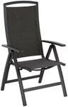 Ambia Garden Klappsessel AZURRO, grau, Aluminium