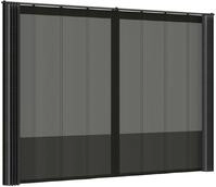 Siena Garden Vorhang Set SCHATTENMANUFAKTUR, anthrazit, Polyproplyen