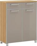 VOSS Schuhkommode SANTINA, taupe, Holzfurnier